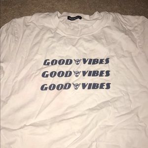 Brandy Melville Good Vibes TShirt